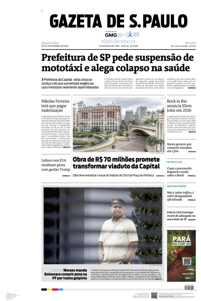 Gazeta de S. Paulo - Edição de 26 de Novembro de 2025