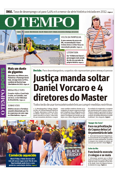 O TEMPO - Edição de 29 de Novembro de 2025