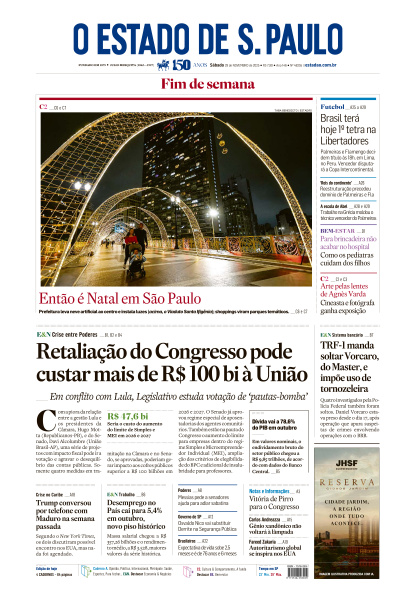Estadão - Edição de 29 de Novembro de 2025