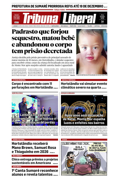 Tribuna Liberal - Edição de 2 de Dezembro de 2025