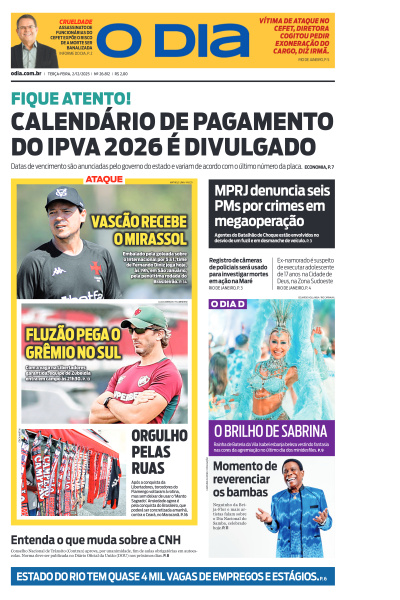 O DIA - Edição de 02 de Dezembro de 2025