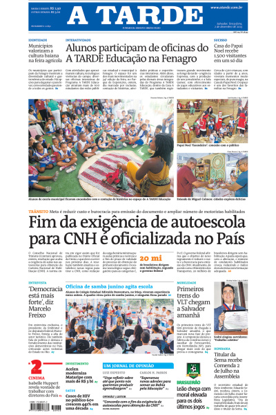 A TARDE - Edição de 02 de Dezembro de 2025