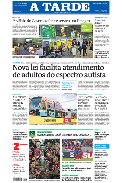 A TARDE - Edição de 04 de Dezembro de 2025
