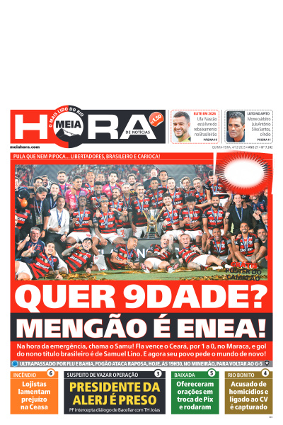 MEIA HORA - Edição de 04 de Dezembro de 2025