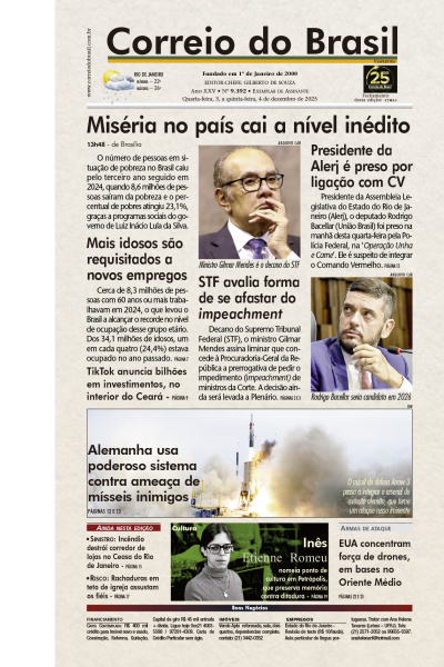 Correio do Brasil - Edição de 04 de Dezembro de 2025