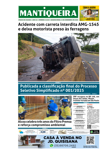 Mantiqueira - Edição de 04 de Dezembro de 2025