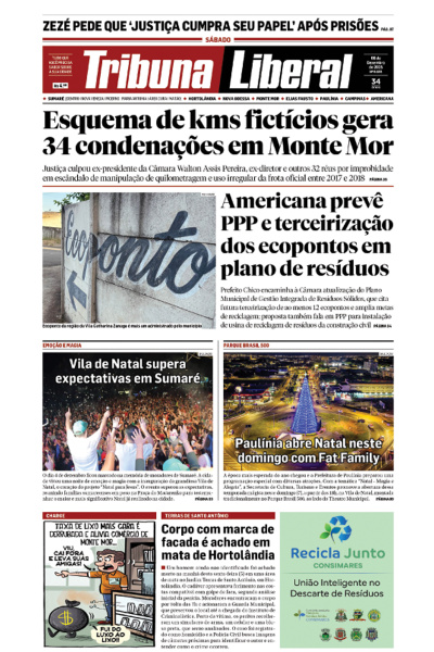 Tribuna Liberal - Edição de 6 de Dezembro de 2025