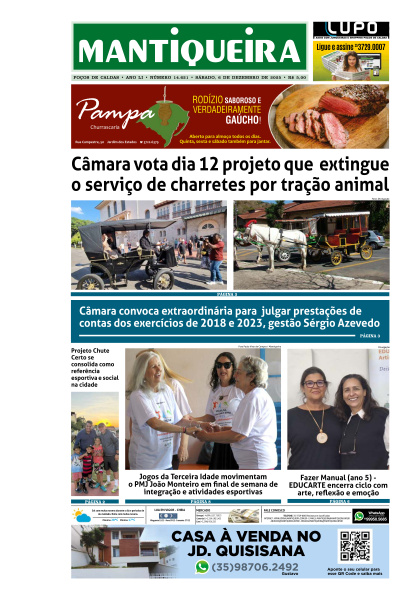 Mantiqueira - Edição de 07 de Dezembro de 2025