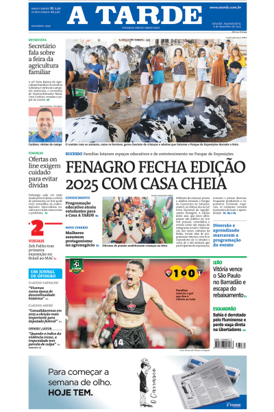 A TARDE - Edição de 08 de Dezembro de 2025