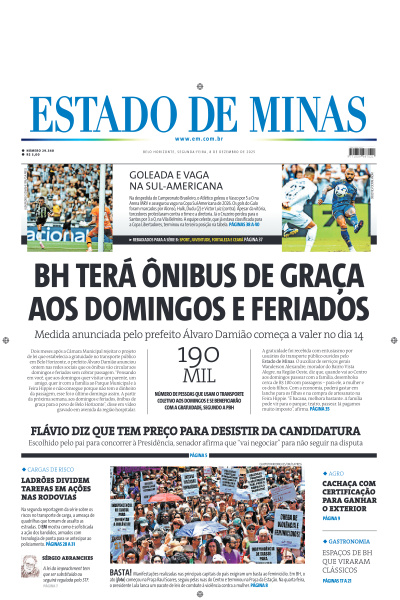 Estado de Minas - Edição de 08 de Dezembro de 2025