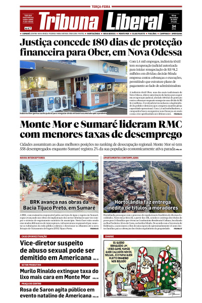 Tribuna Liberal - Edição de 9 de Dezembro de 2025