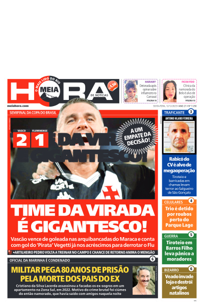 MEIA HORA - Edição de 12 de Dezembro de 2025