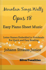 Mountain Songs Waltz Opus 18 Easy Piano Sheet Music