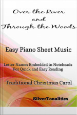 Over The River And Through The Woods Easy Piano Sheet Music