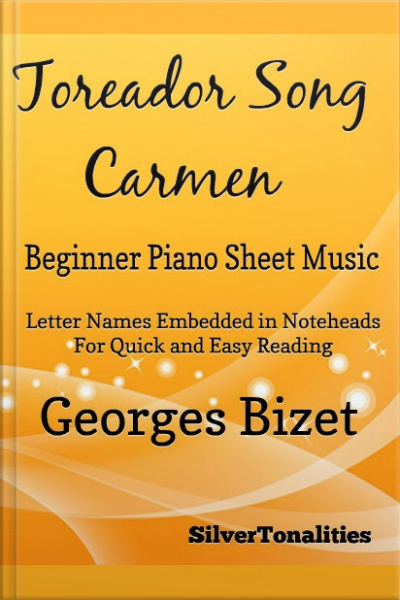 Toreador Song Beginner Piano Sheet Music