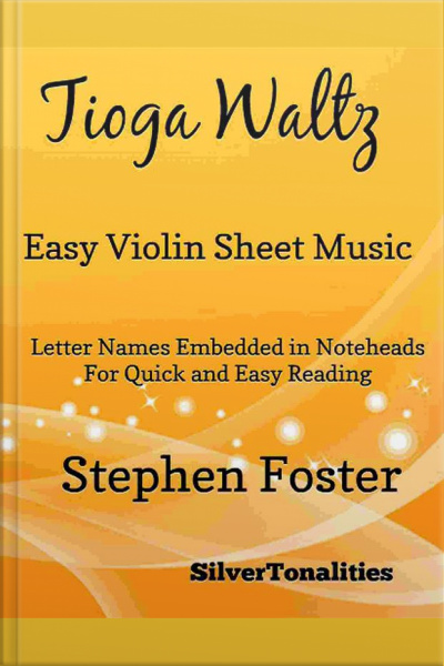 Tioga Waltz Easy Violin Sheet Music