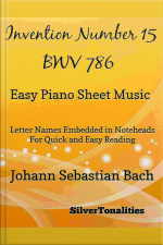 Invention Number 15 Bwv 786 Easy Piano Sheet Music