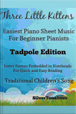 Three Little Kittens Easiest Piano Sheet Music Tadpole Edition