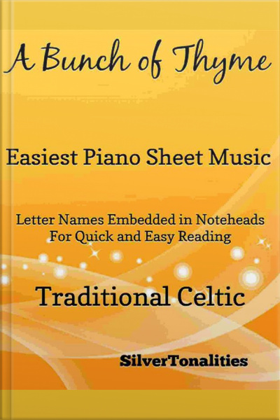 A Bunch Of Thyme Easiest Piano Sheet Music