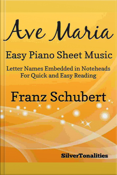 Ave Maria Easy Piano Sheet Music