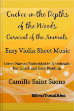 Cuckoo In The Depths Of The Woods Carnival Of The Animals Easy Violin Sheet Music
