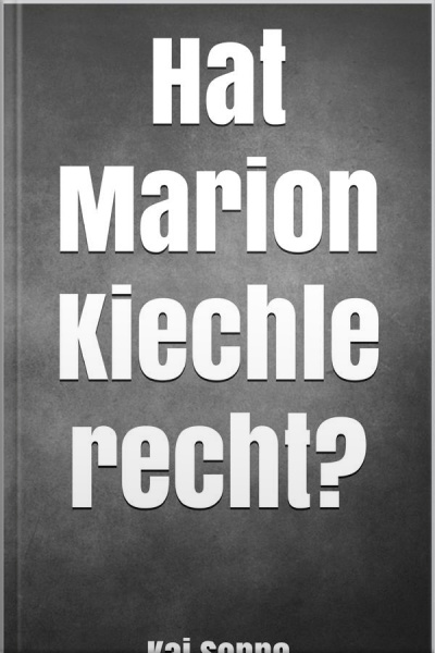 Hat Marion Kiechle Recht?