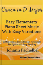 Canon In D Major Elementary Piano With Easy Variations Sheet Music