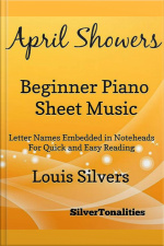April Showers Beginner Piano Sheet Music