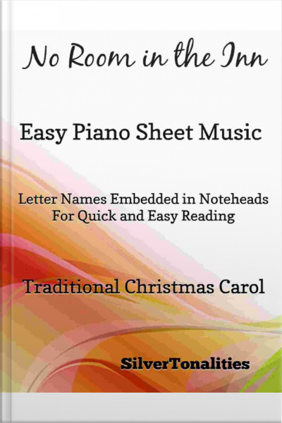 No Room In The Inn Easy Piano Sheet Music