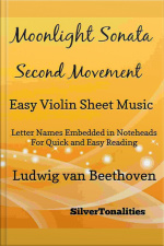 Moonlight Sonata Second Movement Easy Violin Sheet Music