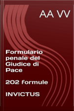 Formulario Penale Del Giudice Di Pace