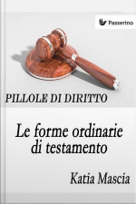 Le Forme Ordinarie Di Testamento