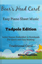 The Boar’s Head Easy Piano Sheet Music Tadpole Edition