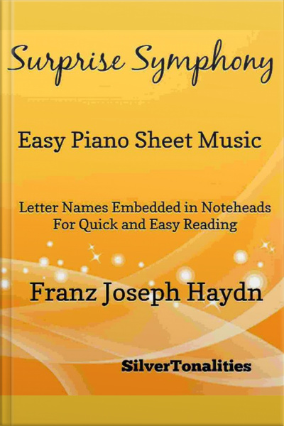 Surprise Symphony Easy Piano Sheet Music
