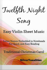 Twelfth Night Song Easy Violin Sheet Music