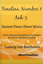 Sonatina Number 1 First Movement Anh 5 Easiest Piano Sheet Music