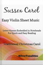 Sussex Carol Easy Violin Sheet Music