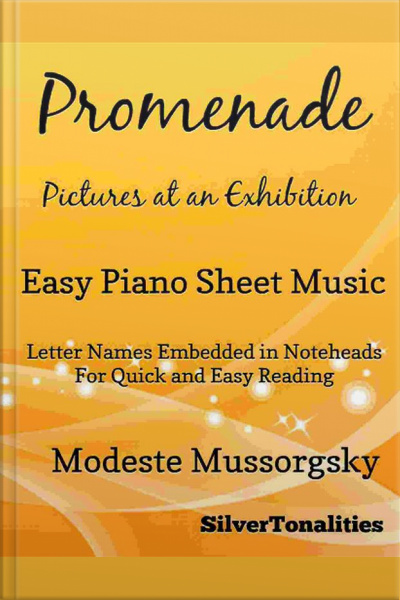 Promenade Pictures At An Exhibition Easy Piano Sheet Music