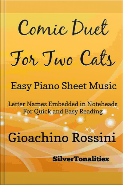 Comic Duet For Two Cats Easy Piano Sheet Music