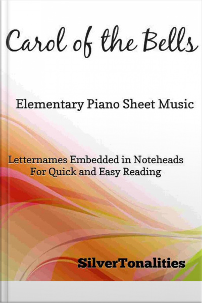 Carol Of The Bells Elementary Piano Sheet Music