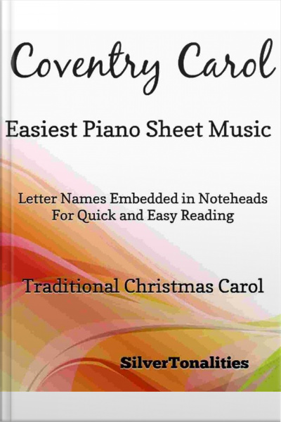 Coventry Carol Easiest Piano Sheet Music