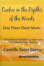 Cuckoo In The Depths Of The Woods Carnival Of The Animals Easy Piano Sheet Music