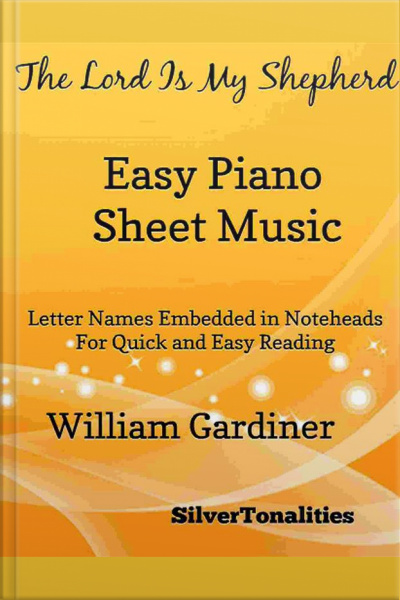 The Lord Is My Shepherd Easy Piano Sheet Music