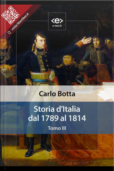 Storia Ditalia Dal 1789 Al 1814. Tomo Iii